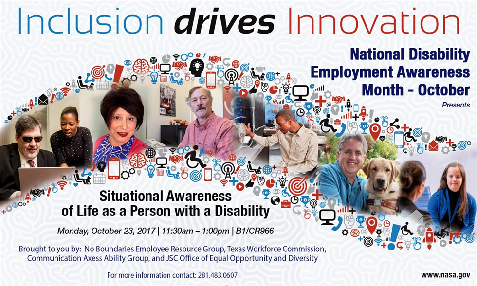 National Disability Awareness Month poster